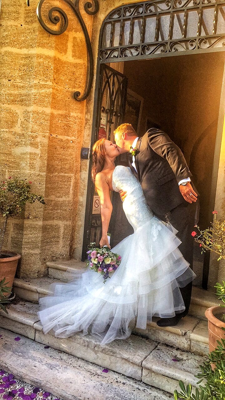 Adrian and Irina on their wedding day